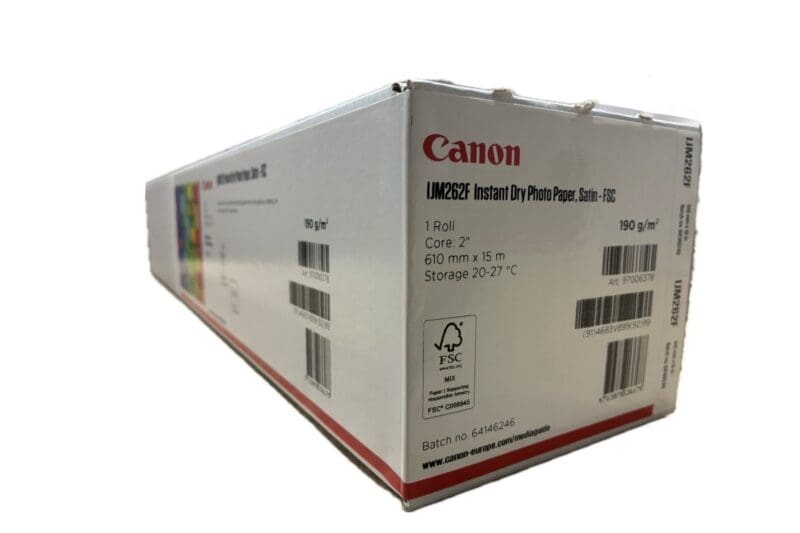 Canon IJM262F Satin Sample roll