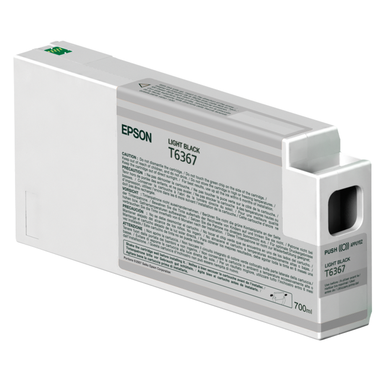 Epson T6367 Light Black Ink Cartridge – 700ml