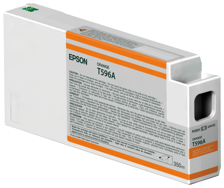 Epson T596A Orange Ink Cartridge – 350ml