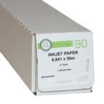 Roll of 841mm x 50m plotter paper