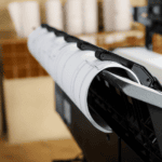 HP DesignJet T2600 top Stacker